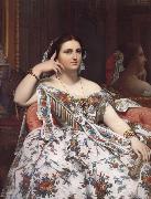 Jean-Auguste Dominique Ingres Madame Moitessier oil